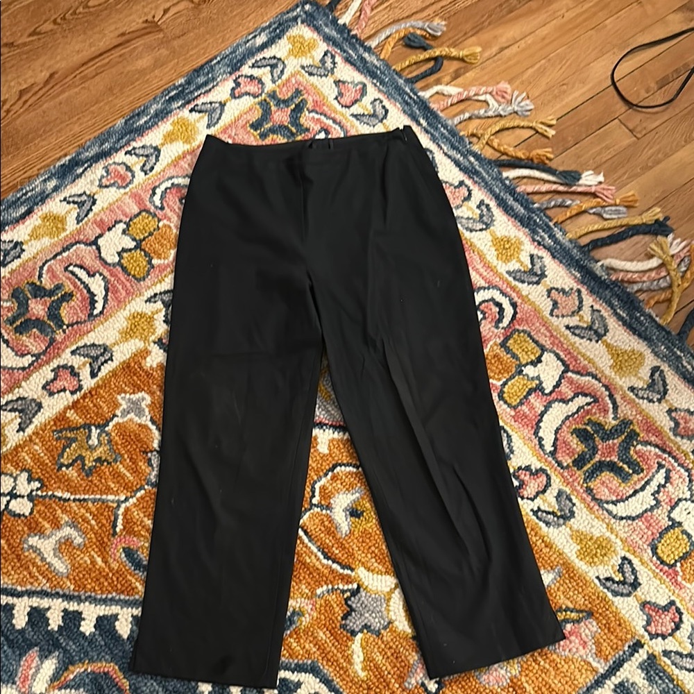 EUC Akris punto dark navy grey ankle length trousers